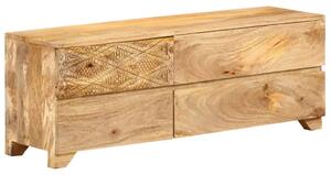 TV stolek masivní mangovníkové dřevo 110 x 30 x 40 cm