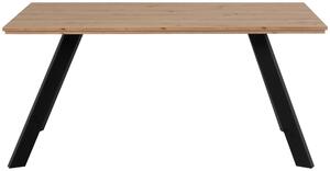 JÍDELNÍ STŮL, černá, dub artisan, 160/90/72,5 cm MID.YOU, Online Only
