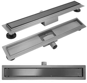 Odtokový žlab Rea Neox 60 cm, titan
