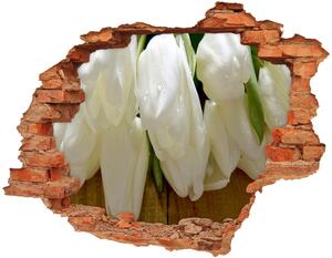 Samolepící nálepka fototapeta Bílé tulipány nd-c-104686883