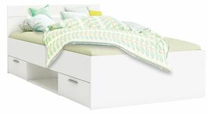 Multifunkční postel 90x200 MICHIGAN perleťově bílá