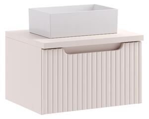 Comad Koupelnová skříňka s deskovým umyvadlem Nova Cashmere 50 kašmír mat