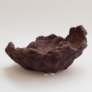 E-bonsai Keramická Skořápka 15 x 15 x 10,5 cm hnědá
