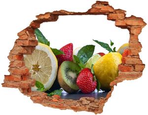 Nálepka 3D díra na zeď Ovoce a zelenina nd-c-111192717