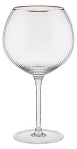 GOLDEN TWENTIES Sklenice na gin se zlatým okrajem 650 ml