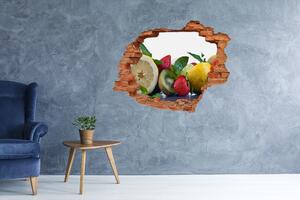 Nálepka 3D díra na zeď Ovoce a zelenina nd-c-111192717