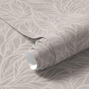 Tapety Béžová abstraktní textura s hladkými liniemi listů, Tapety květiny, a00179 : uwalls.cz