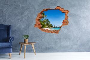 Díra 3D ve zdi nálepka Pláš Karibské ostrovy nd-c-112295720