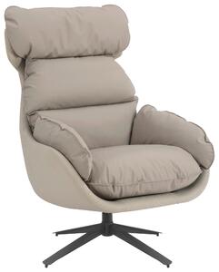 RELAXAČNÍ KŘESLO, textil, šedohnědá MID.YOU - Online Only křesla & taburety, Online Only