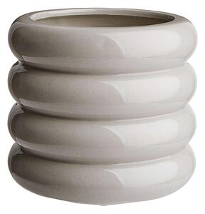 HOOP Květináč 14 cm - šedá