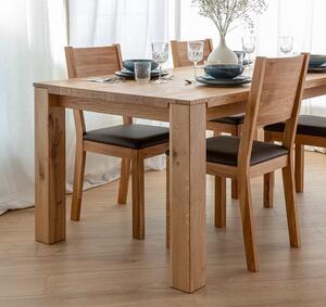 Dubový jídelní stůl Gaia 90 x 180 cm