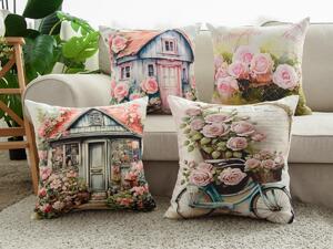 XPOSE® Set povlaků na polštář ROMANSA 43x43 cm 4ks