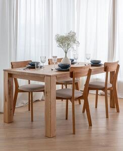 Dubový jídelní stůl Gaia 90 x 180 cm