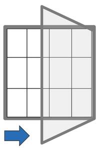 Venkovní vitrína magnetická, jednokřídlá, 950 x 1000 mm