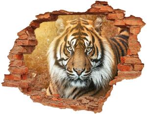 Díra 3D fototapeta na stěnu Bengálský tygr nd-c-116603957