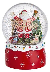 X-MAS Hudební skříňka Santa s girlandou