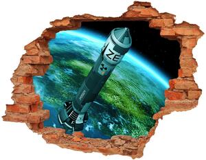 Foto fotografie díra na zeď Jaderná hlavice raketa nd-c-117834494