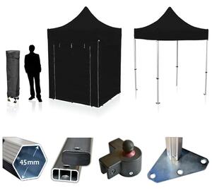 Nůžkový párty stan RedX® PROFI 1,5x1,5 m (Kvalitní profesionální párty stan 1,5x1,5 m - dostupný v 2 barvách a možností vlastního potisku)