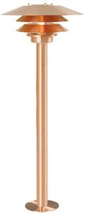 NOR 10600725 Venkovní sloupkové svítidlo Venø 1x60W E27 měď čirá - NORDLUX