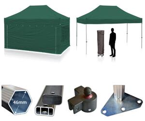 Nůžkový párty stan RedX® PROFI 3x4,5 m (Kvalitní profesionální párty stan 3x4,5 m - dostupný v 13 barvách a možností vlastního potisku)