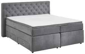 POSTEL BOXSPRING, 160/200 cm, textil, šedá MID.YOU, Online Only