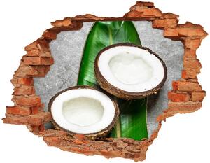 Nálepka díra na zeď Poloviny kokosů nd-c-120962660
