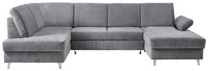 SEDACÍ SOUPRAVA, textil, světle šedá Cantus - Sedací soupravy