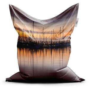 Sablio Sedací vak Classic Večerní přístav - 150x100 cm