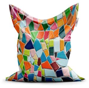 Sablio Sedací vak Classic Barevná mozaika - 150x100 cm
