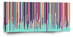 Sablio Obraz Stékající barva - 110x50 cm