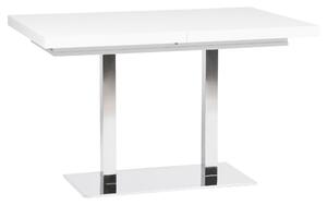 JÍDELNÍ STŮL, bílá, barvy nerez oceli, 120/80/74 cm MID.YOU, Online Only