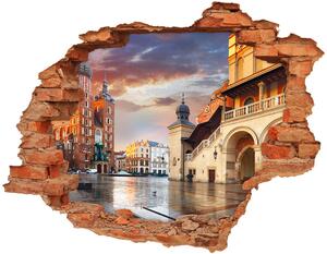 Fototapeta díra na zeď 3D Krakov Polsko nd-c-123877071