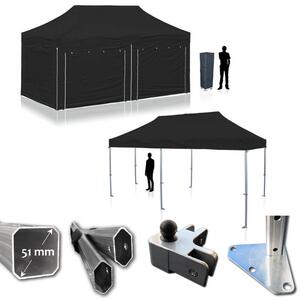 Nůžkový párty stan RedX® PROFI PLUS 3x6 m (Celohliníkový profesionální nůžkový párty stan 3x6 m v odlehčené verzi - dostupný v 14 barvách a možností)