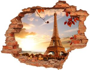 Fototapeta díra na zeď 3D Eiffelova věž Paříž nd-c-126000678