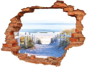 Díra 3D ve zdi na stěnu Mořské duny nd-c-126782883