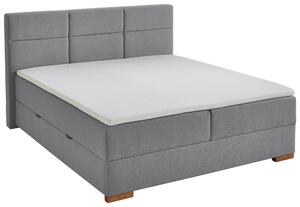 POSTEL BOXSPRING, 180/200 cm, šedá home24 - Postele s úložným prostorem, Online Only