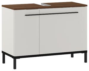 SKŘÍŇKA POD UMYVADLO, kašmírová, černá, barvy ořechu, kašmírová, 80/59/34 cm Xora - Koupelnové série
