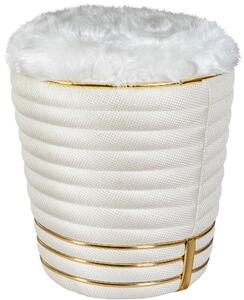 TABURET, textil, 42/50 cm MID.YOU - Taburety, Online Only