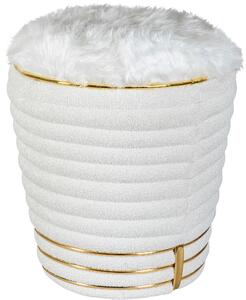 TABURET, textil, 42/50 cm MID.YOU - Taburety, Online Only