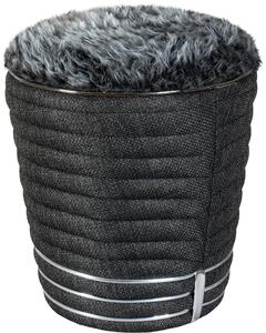 TABURET, textil, 42/50 cm MID.YOU - Taburety, Online Only