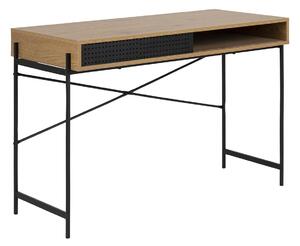 ACTONA Kancelářský stůl Angus − přírodní 75 × 110 × 50 cm