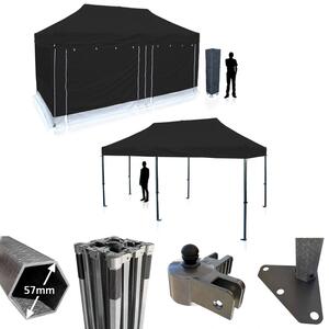 Nůžkový párty stan RedX® PROFI EXTREME COMPOSITE 4x8 m (Plně profesionální párty stan 4x8 m ve verzi s pevnou kompozitovou konstrukcí - dostupný v 8)