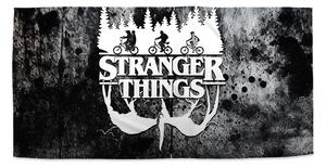 Sablio Ručník Stranger Things White - 30x50 cm