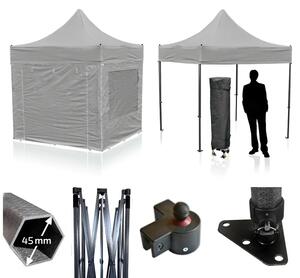 Nůžkový párty stan RedX® PROFI COMPOSITE 3x3 m (Kvalitní profesionální párty stan 3x3 m s kompozitovou konstrukcí - dostupný v 16 barvách a možností)