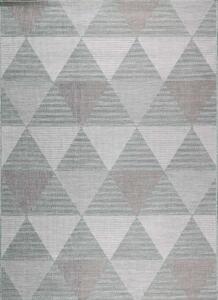 J-Line Kusový koberec FLAT 21132 stříbrnozelený BARVA: Zelená, ROZMĚR: 80x150 cm