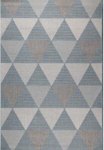 J-Line Kusový koberec FLAT 21132 modrý BARVA: Modrá, ROZMĚR: 140x200 cm