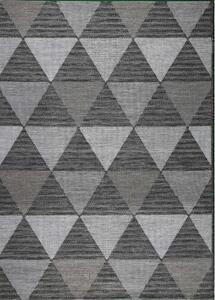 J-Line Kusový koberec FLAT 21132 stříbrnošedý BARVA: Šedá, ROZMĚR: 160x230 cm