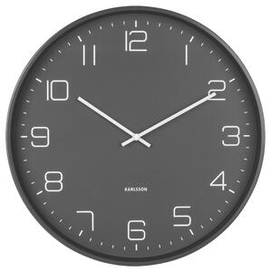 NÁSTĚNNÉ HODINY černá 40/40/4,5 cm Karlsson - Nástěnné hodiny, Online Only