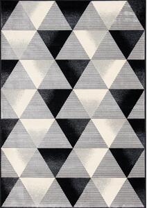 J-Line Kusový koberec GIRONA 2061 681 černý BARVA: Černá, ROZMĚR: 100x140 cm