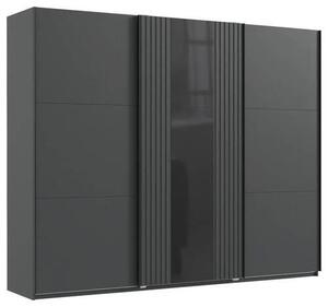 SKŘÍŇ S POSUVNÝMI DVEŘMI, barvy grafitu, černá, 250/216/65 cm MID.YOU, Online Only
